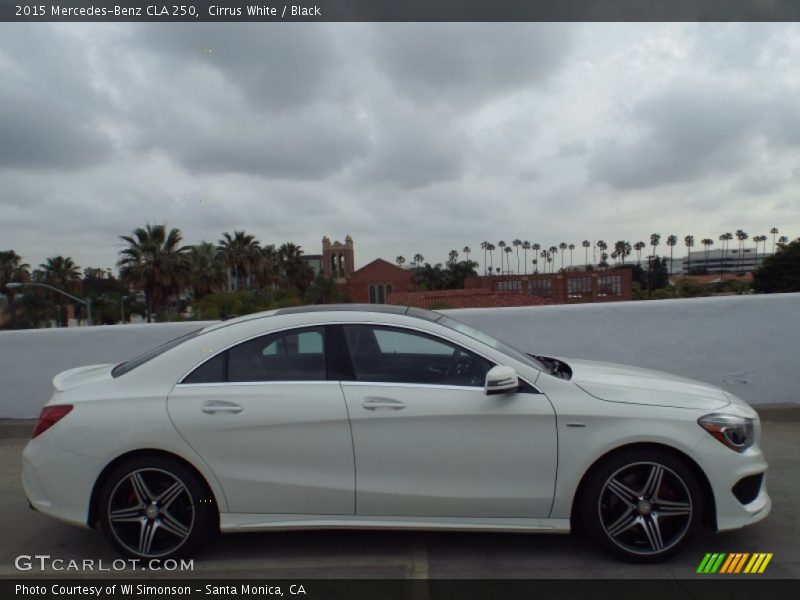 Cirrus White / Black 2015 Mercedes-Benz CLA 250