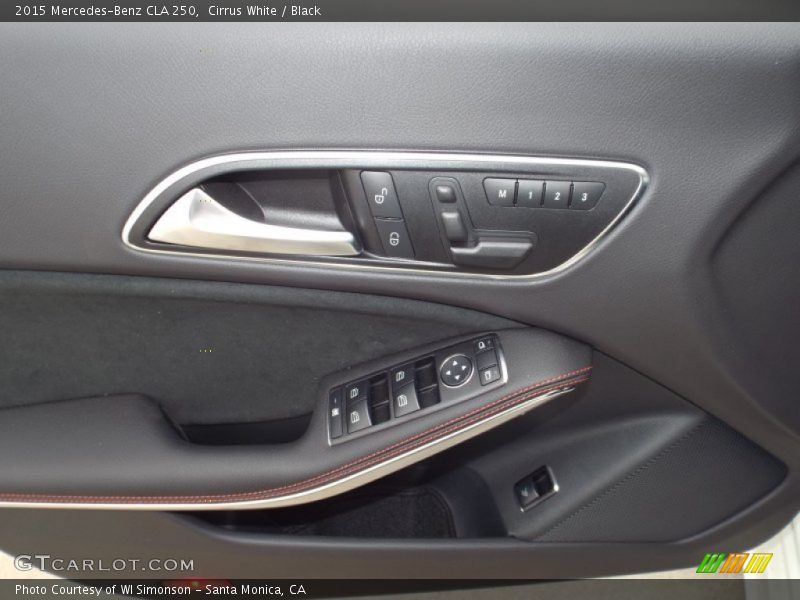 Cirrus White / Black 2015 Mercedes-Benz CLA 250