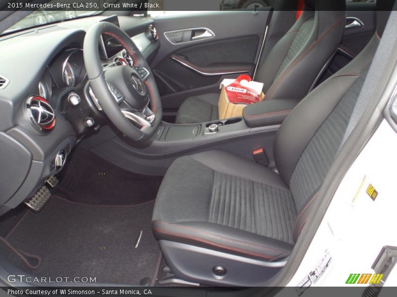 Cirrus White / Black 2015 Mercedes-Benz CLA 250