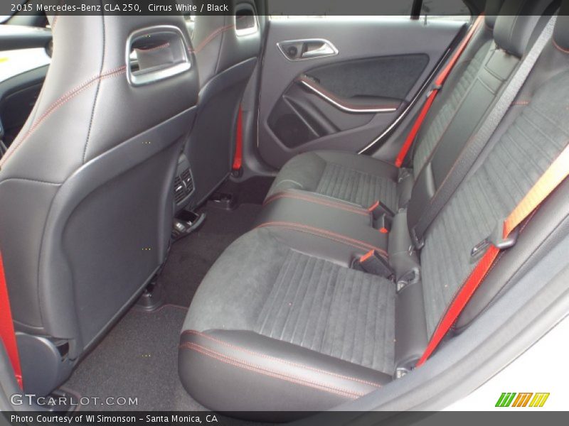 Cirrus White / Black 2015 Mercedes-Benz CLA 250