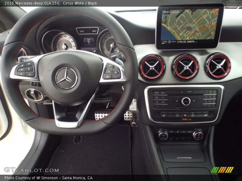 Cirrus White / Black 2015 Mercedes-Benz CLA 250