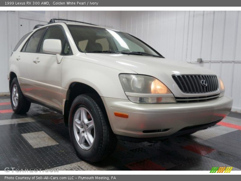 Golden White Pearl / Ivory 1999 Lexus RX 300 AWD
