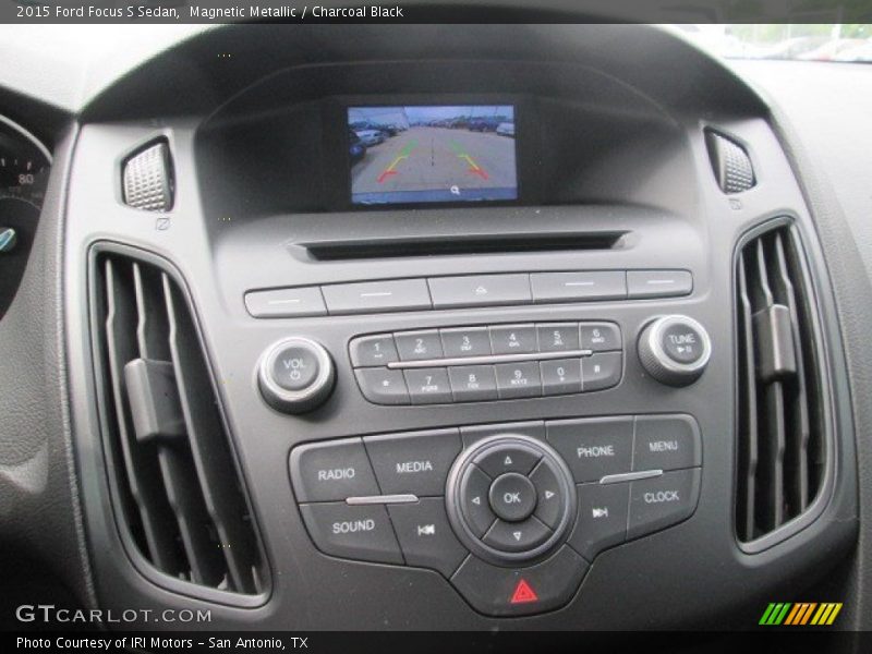 Magnetic Metallic / Charcoal Black 2015 Ford Focus S Sedan