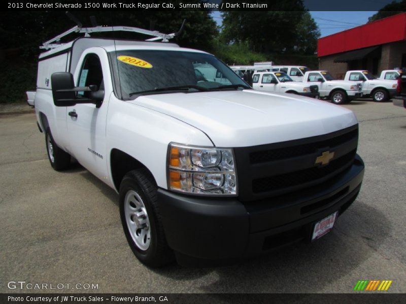 Summit White / Dark Titanium 2013 Chevrolet Silverado 1500 Work Truck Regular Cab