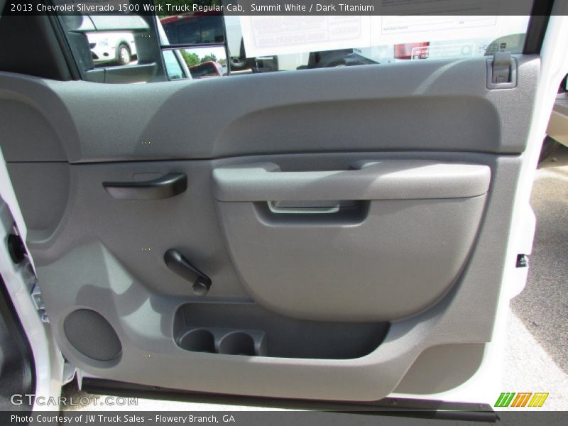 Summit White / Dark Titanium 2013 Chevrolet Silverado 1500 Work Truck Regular Cab