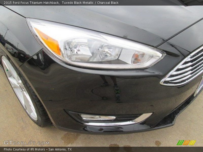 Tuxedo Black Metallic / Charcoal Black 2015 Ford Focus Titanium Hatchback
