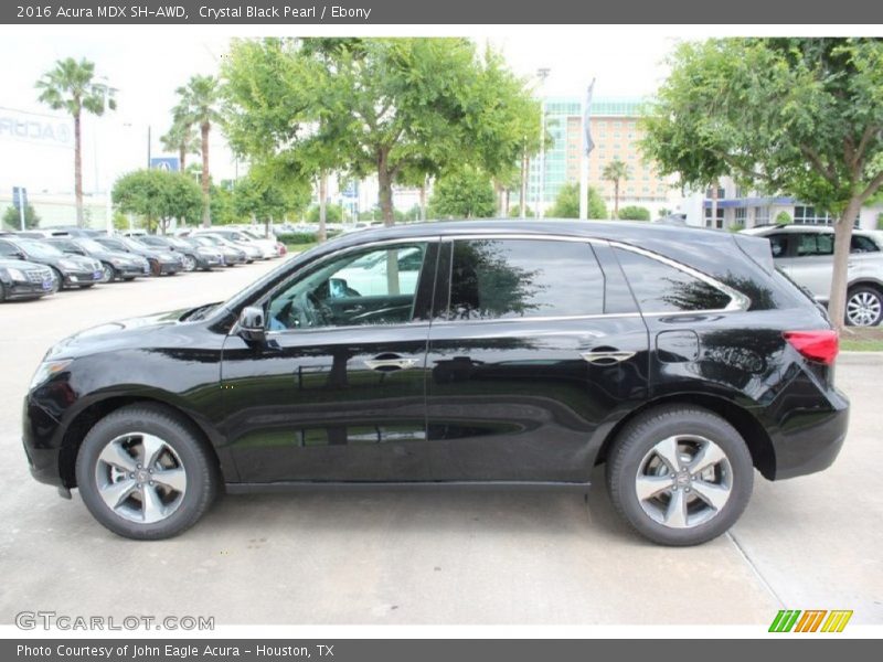 Crystal Black Pearl / Ebony 2016 Acura MDX SH-AWD