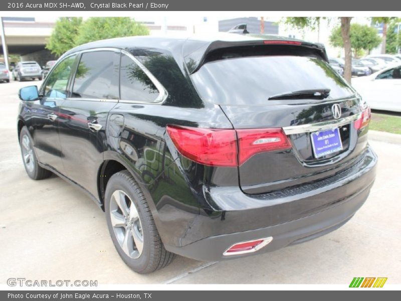 Crystal Black Pearl / Ebony 2016 Acura MDX SH-AWD