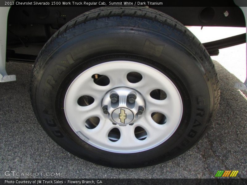 Summit White / Dark Titanium 2013 Chevrolet Silverado 1500 Work Truck Regular Cab
