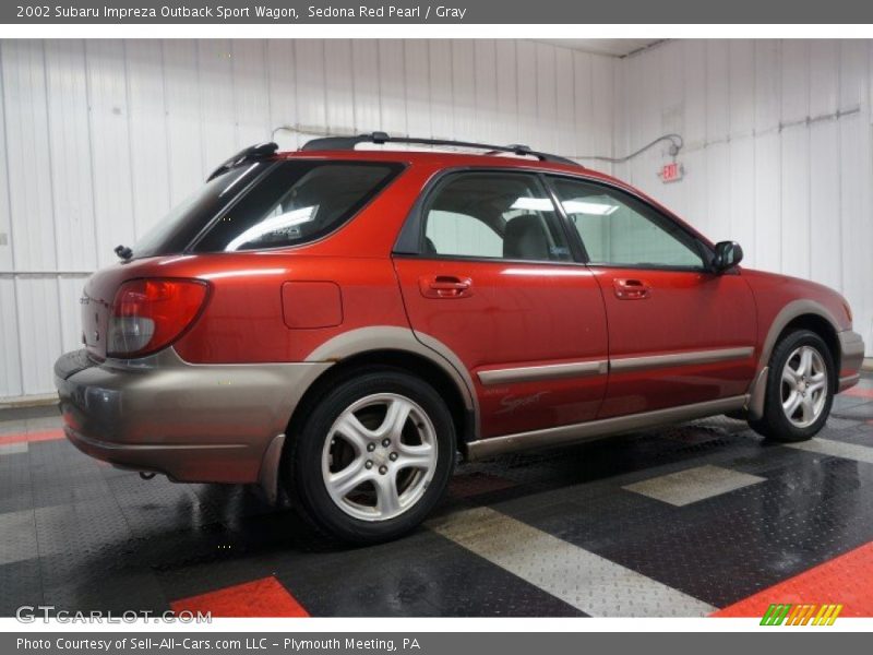 Sedona Red Pearl / Gray 2002 Subaru Impreza Outback Sport Wagon