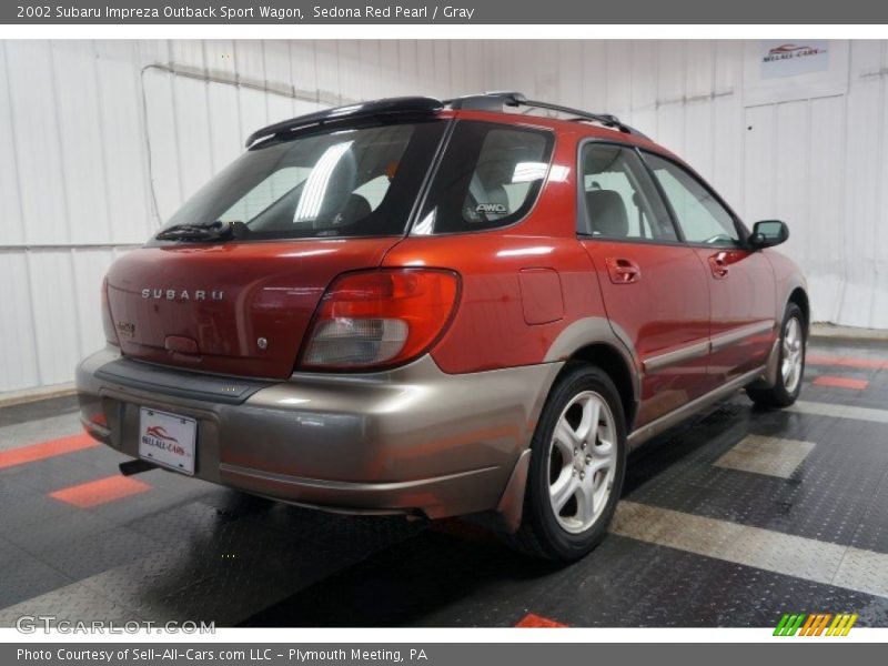 Sedona Red Pearl / Gray 2002 Subaru Impreza Outback Sport Wagon