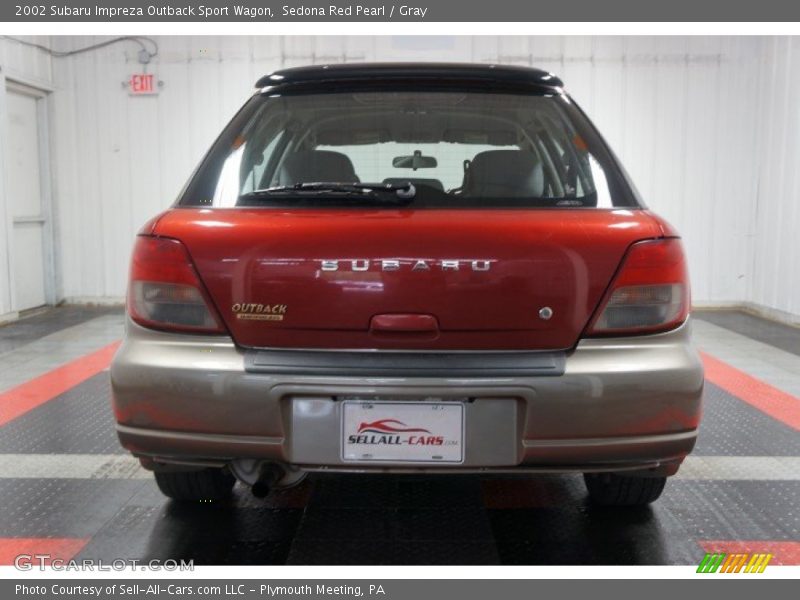 Sedona Red Pearl / Gray 2002 Subaru Impreza Outback Sport Wagon