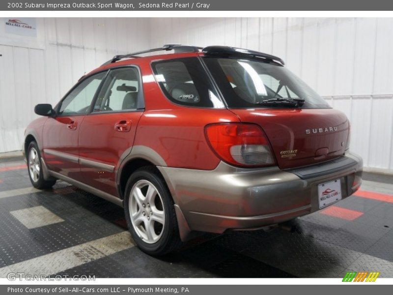 Sedona Red Pearl / Gray 2002 Subaru Impreza Outback Sport Wagon