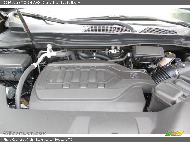 Crystal Black Pearl / Ebony 2016 Acura MDX SH-AWD