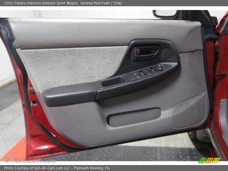 Sedona Red Pearl / Gray 2002 Subaru Impreza Outback Sport Wagon