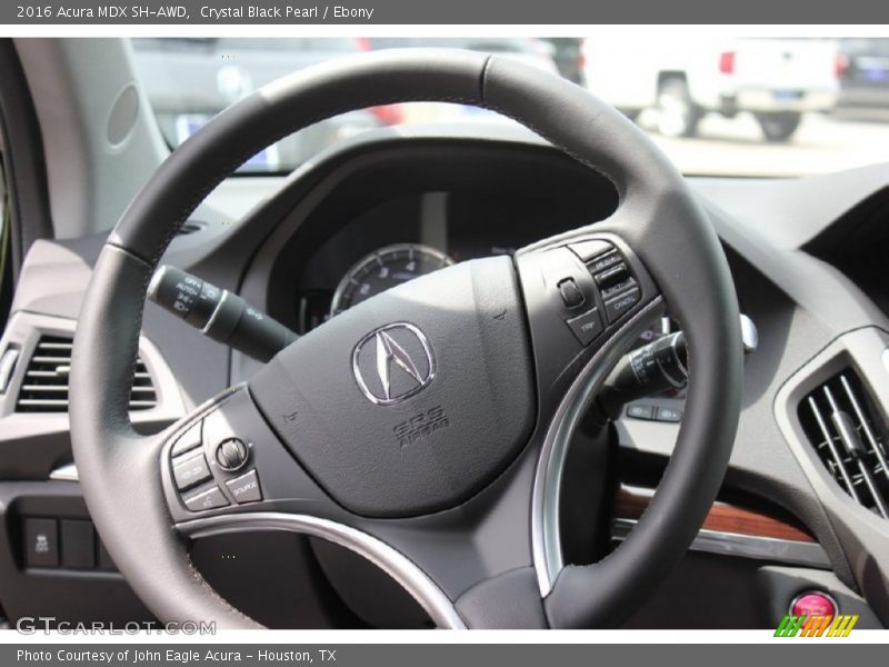 Crystal Black Pearl / Ebony 2016 Acura MDX SH-AWD