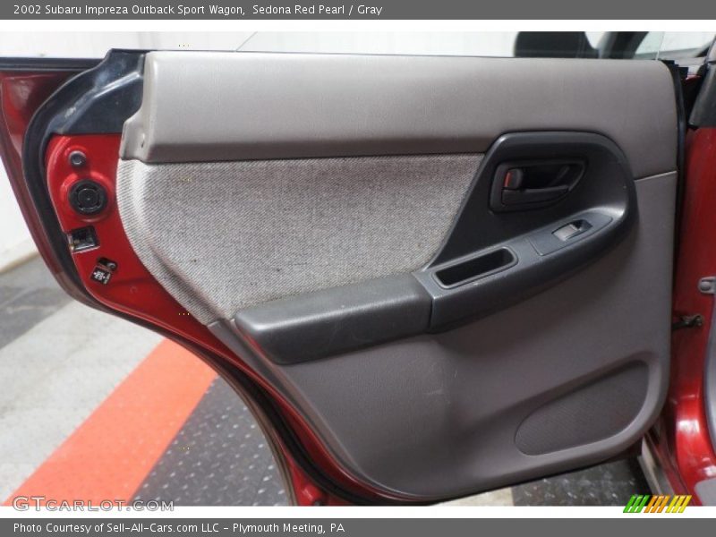 Sedona Red Pearl / Gray 2002 Subaru Impreza Outback Sport Wagon