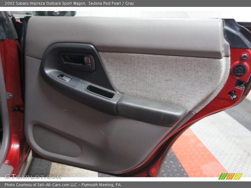 Sedona Red Pearl / Gray 2002 Subaru Impreza Outback Sport Wagon