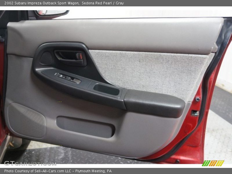 Sedona Red Pearl / Gray 2002 Subaru Impreza Outback Sport Wagon