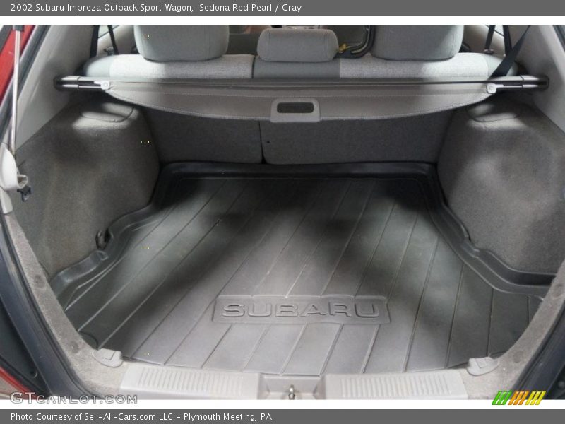 Sedona Red Pearl / Gray 2002 Subaru Impreza Outback Sport Wagon