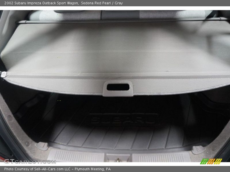 Sedona Red Pearl / Gray 2002 Subaru Impreza Outback Sport Wagon