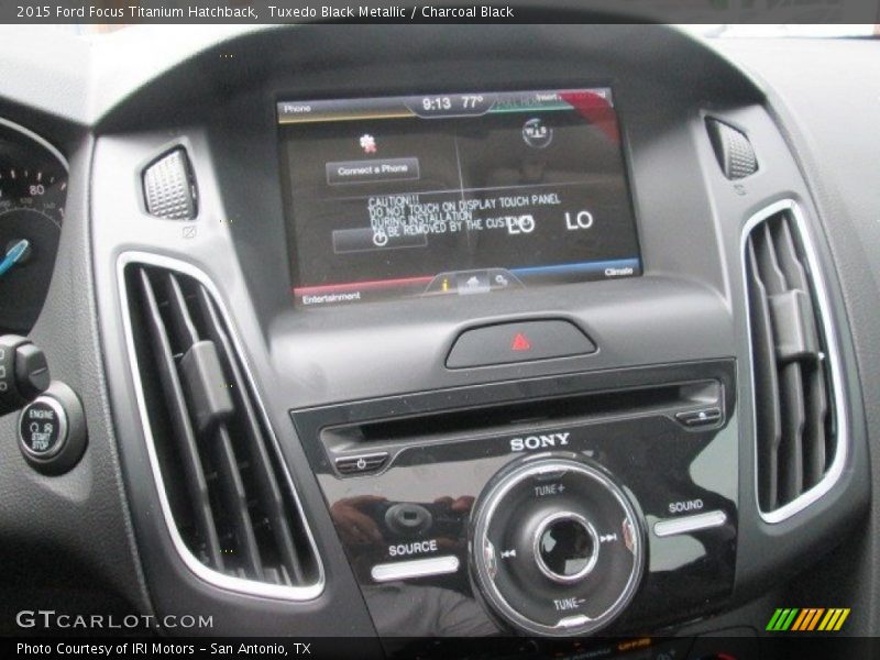 Tuxedo Black Metallic / Charcoal Black 2015 Ford Focus Titanium Hatchback