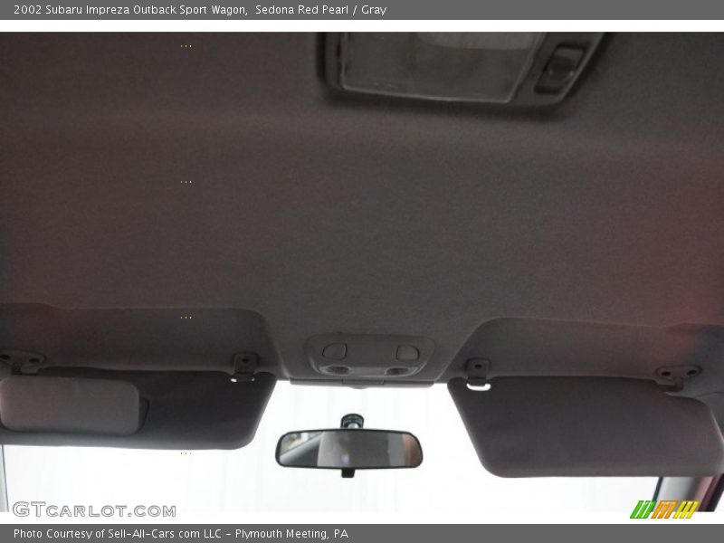 Sedona Red Pearl / Gray 2002 Subaru Impreza Outback Sport Wagon