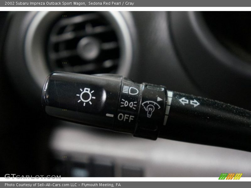 Sedona Red Pearl / Gray 2002 Subaru Impreza Outback Sport Wagon