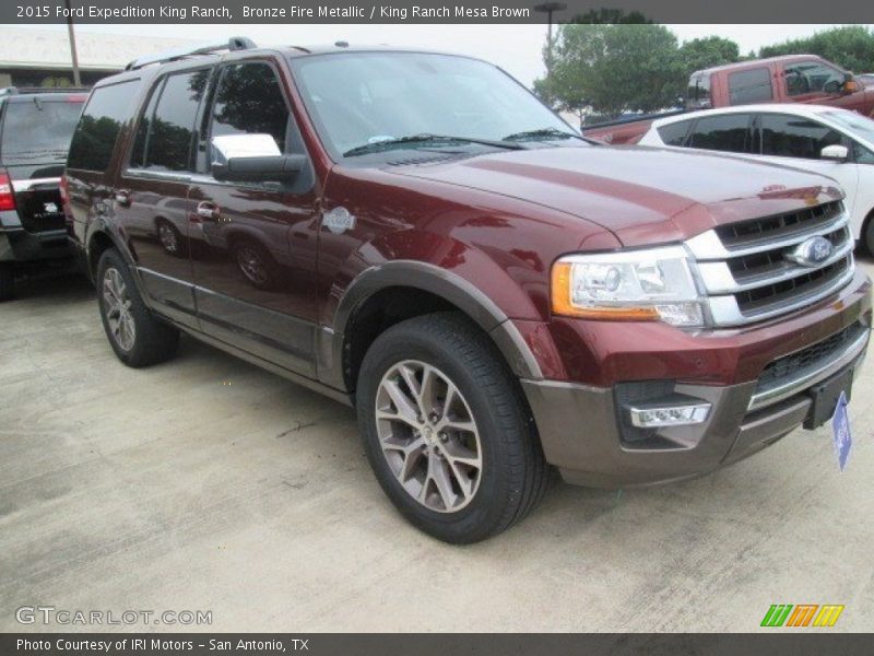 Bronze Fire Metallic / King Ranch Mesa Brown 2015 Ford Expedition King Ranch