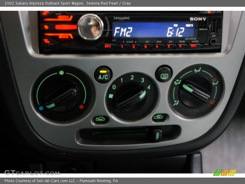 Sedona Red Pearl / Gray 2002 Subaru Impreza Outback Sport Wagon