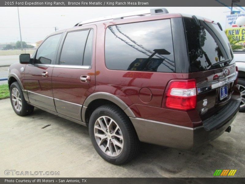 Bronze Fire Metallic / King Ranch Mesa Brown 2015 Ford Expedition King Ranch