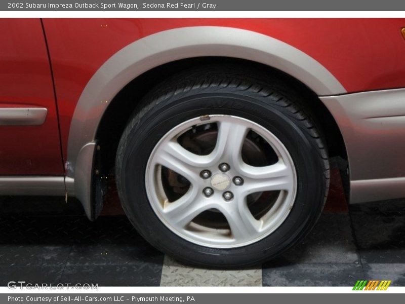 Sedona Red Pearl / Gray 2002 Subaru Impreza Outback Sport Wagon