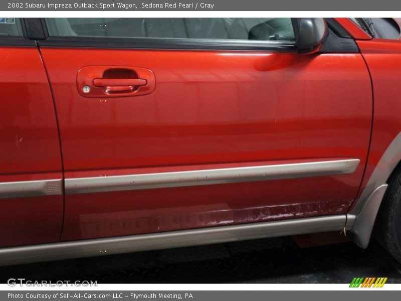 Sedona Red Pearl / Gray 2002 Subaru Impreza Outback Sport Wagon