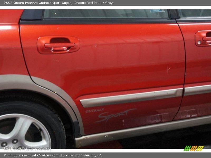 Sedona Red Pearl / Gray 2002 Subaru Impreza Outback Sport Wagon