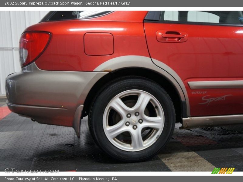 Sedona Red Pearl / Gray 2002 Subaru Impreza Outback Sport Wagon