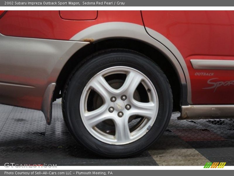 Sedona Red Pearl / Gray 2002 Subaru Impreza Outback Sport Wagon