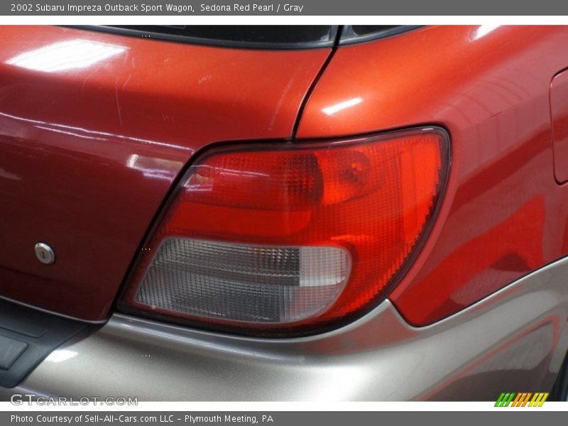 Sedona Red Pearl / Gray 2002 Subaru Impreza Outback Sport Wagon