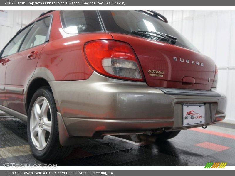 Sedona Red Pearl / Gray 2002 Subaru Impreza Outback Sport Wagon