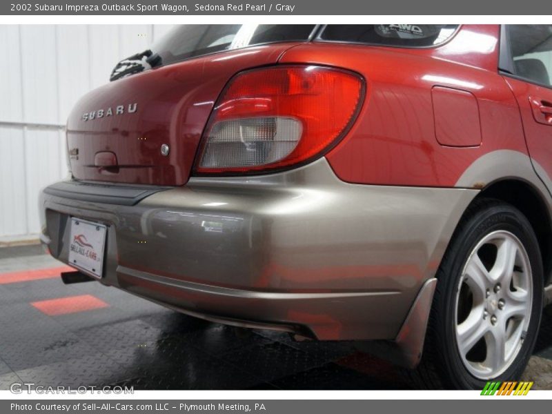 Sedona Red Pearl / Gray 2002 Subaru Impreza Outback Sport Wagon