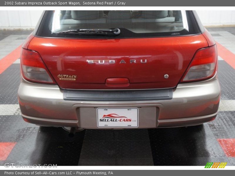 Sedona Red Pearl / Gray 2002 Subaru Impreza Outback Sport Wagon