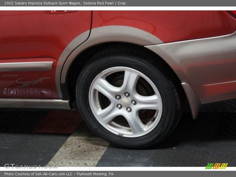 Sedona Red Pearl / Gray 2002 Subaru Impreza Outback Sport Wagon