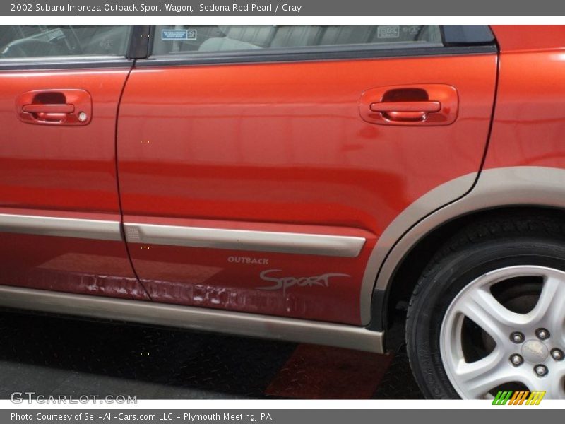 Sedona Red Pearl / Gray 2002 Subaru Impreza Outback Sport Wagon