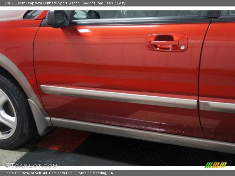 Sedona Red Pearl / Gray 2002 Subaru Impreza Outback Sport Wagon