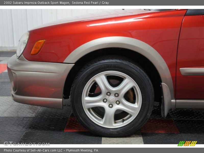 Sedona Red Pearl / Gray 2002 Subaru Impreza Outback Sport Wagon