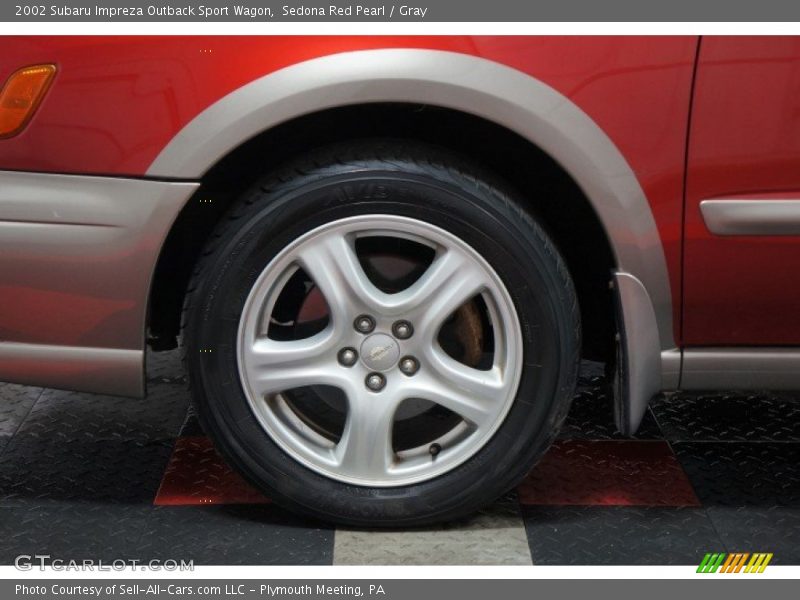 Sedona Red Pearl / Gray 2002 Subaru Impreza Outback Sport Wagon