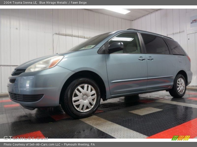 Blue Mirage Metallic / Fawn Beige 2004 Toyota Sienna LE