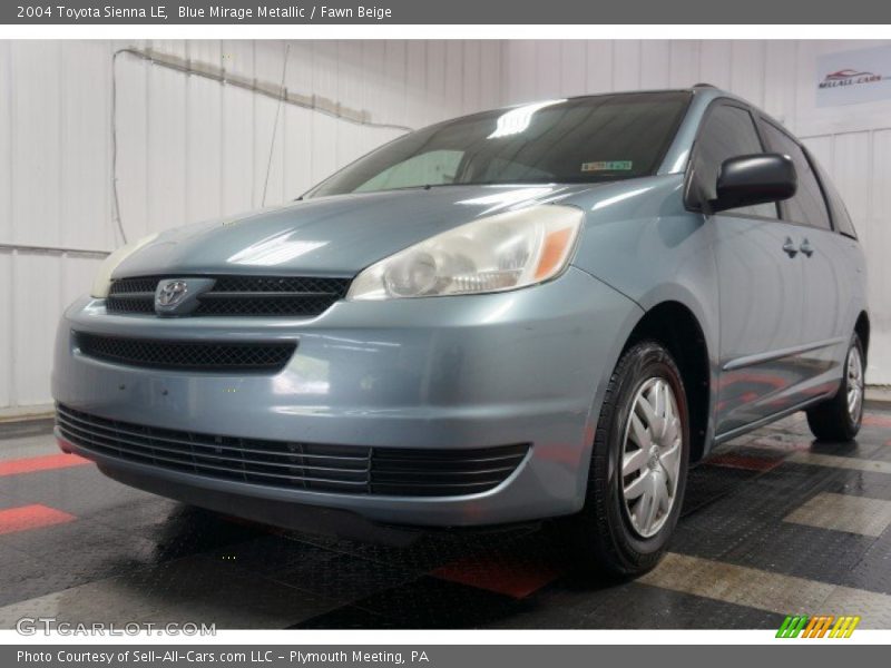 Blue Mirage Metallic / Fawn Beige 2004 Toyota Sienna LE