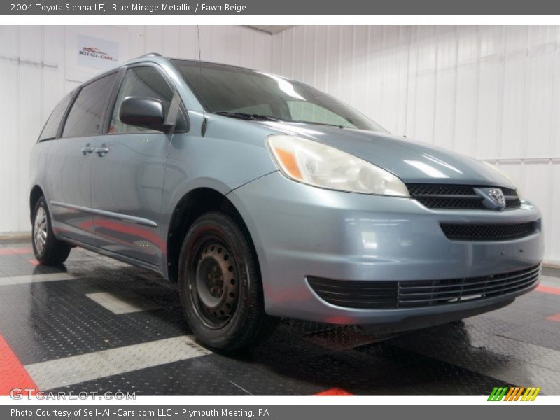 Blue Mirage Metallic / Fawn Beige 2004 Toyota Sienna LE