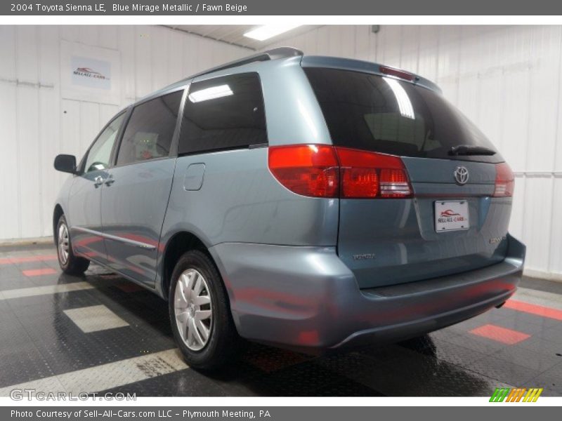 Blue Mirage Metallic / Fawn Beige 2004 Toyota Sienna LE