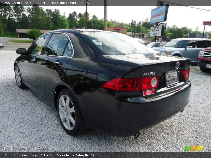 Nighthawk Black Pearl / Ebony 2004 Acura TSX Sedan
